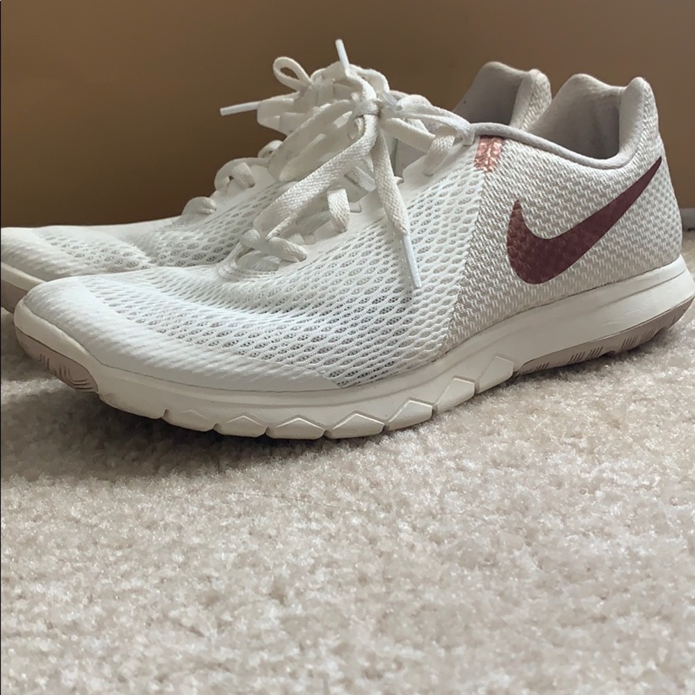 Rose Gold Nike Running Shoes